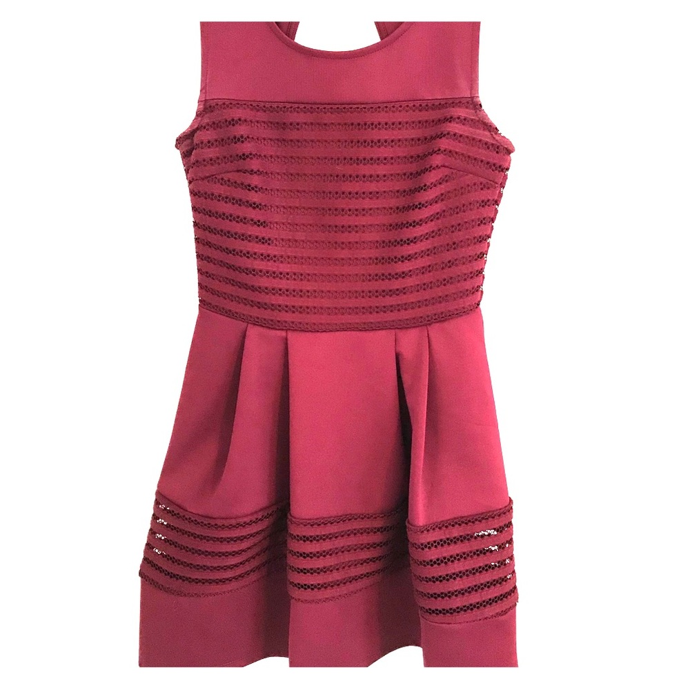 Short Maroon formal dress